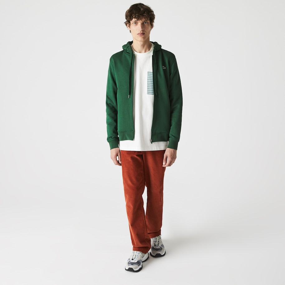 Felpa Lacoste Fullzip / Verde - Ideal Moda