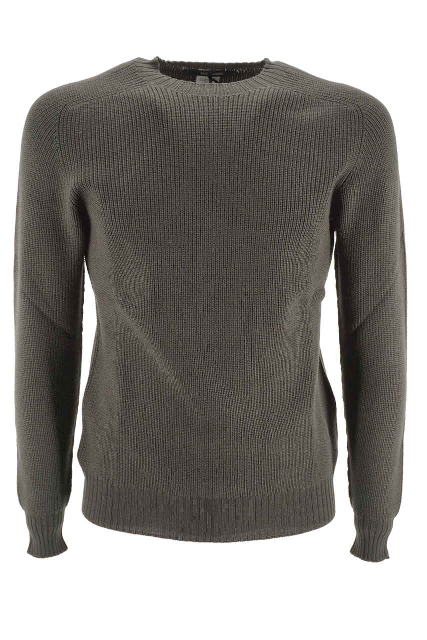 Maglia Tagliatore girocollo / Verde - Ideal Moda
