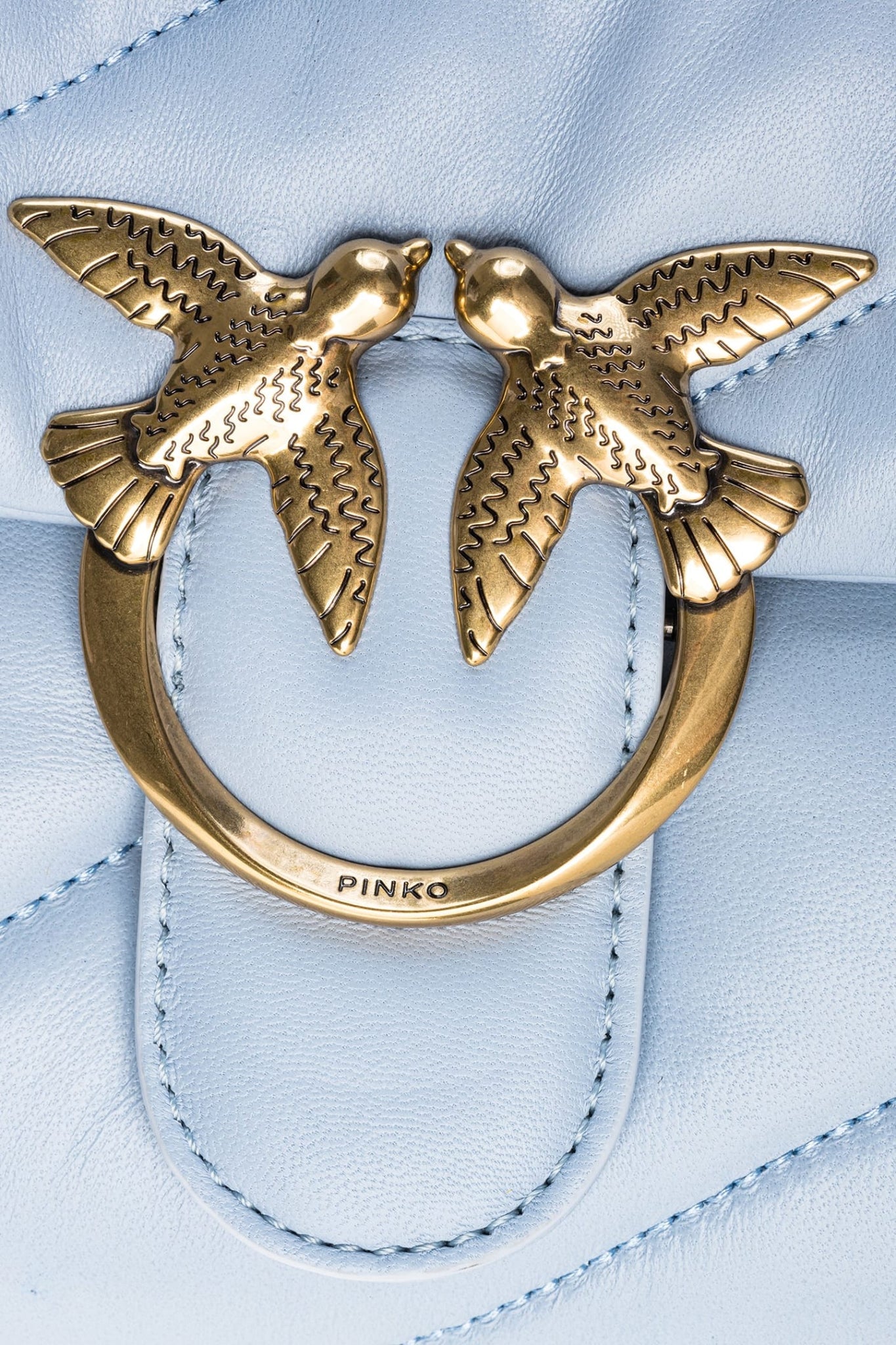 Borsa Pinko Baby Love Bag Puff / Azzurro - Ideal Moda