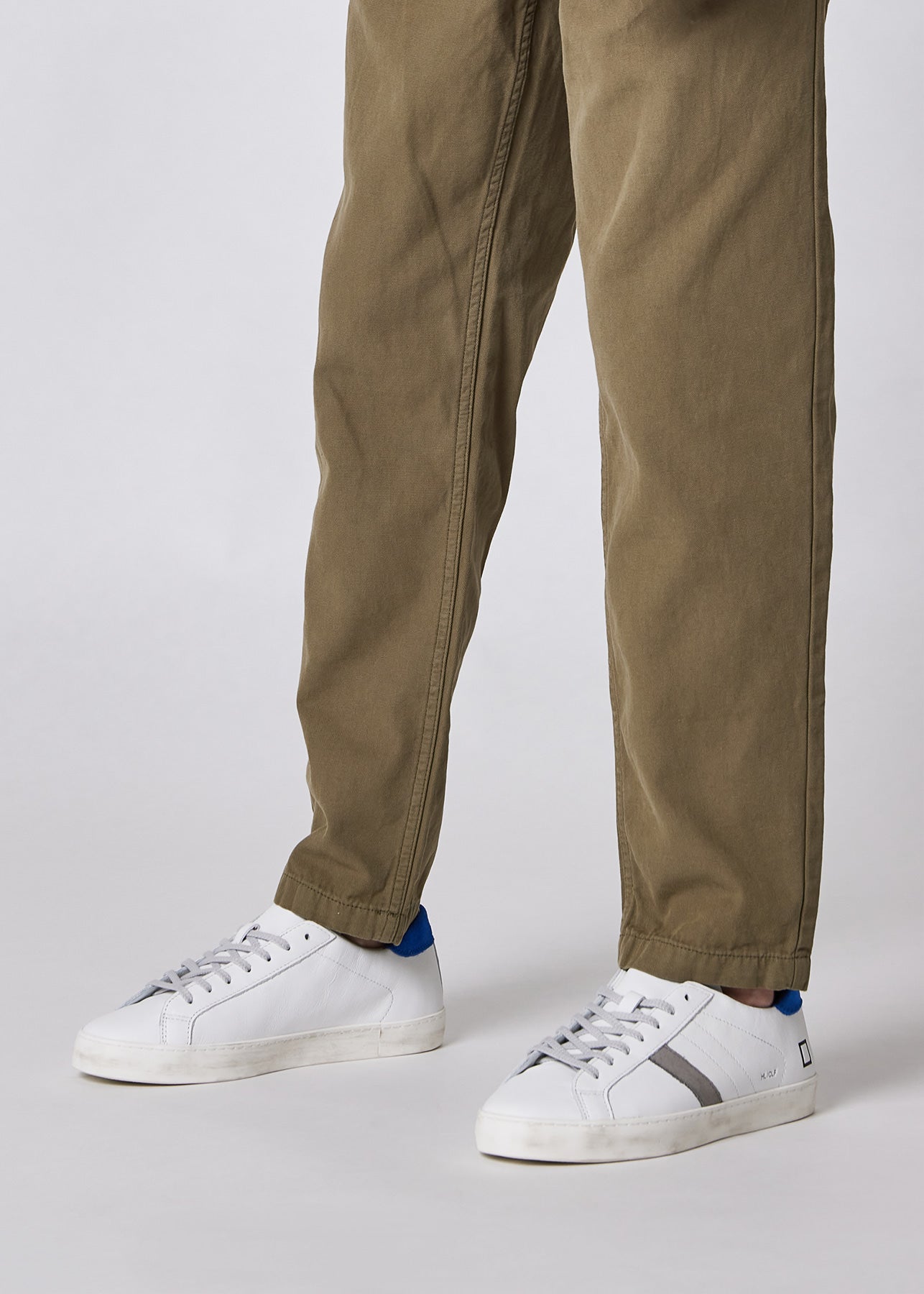 Sneaker DATE Hill Low Calf / Bianco - Ideal Moda