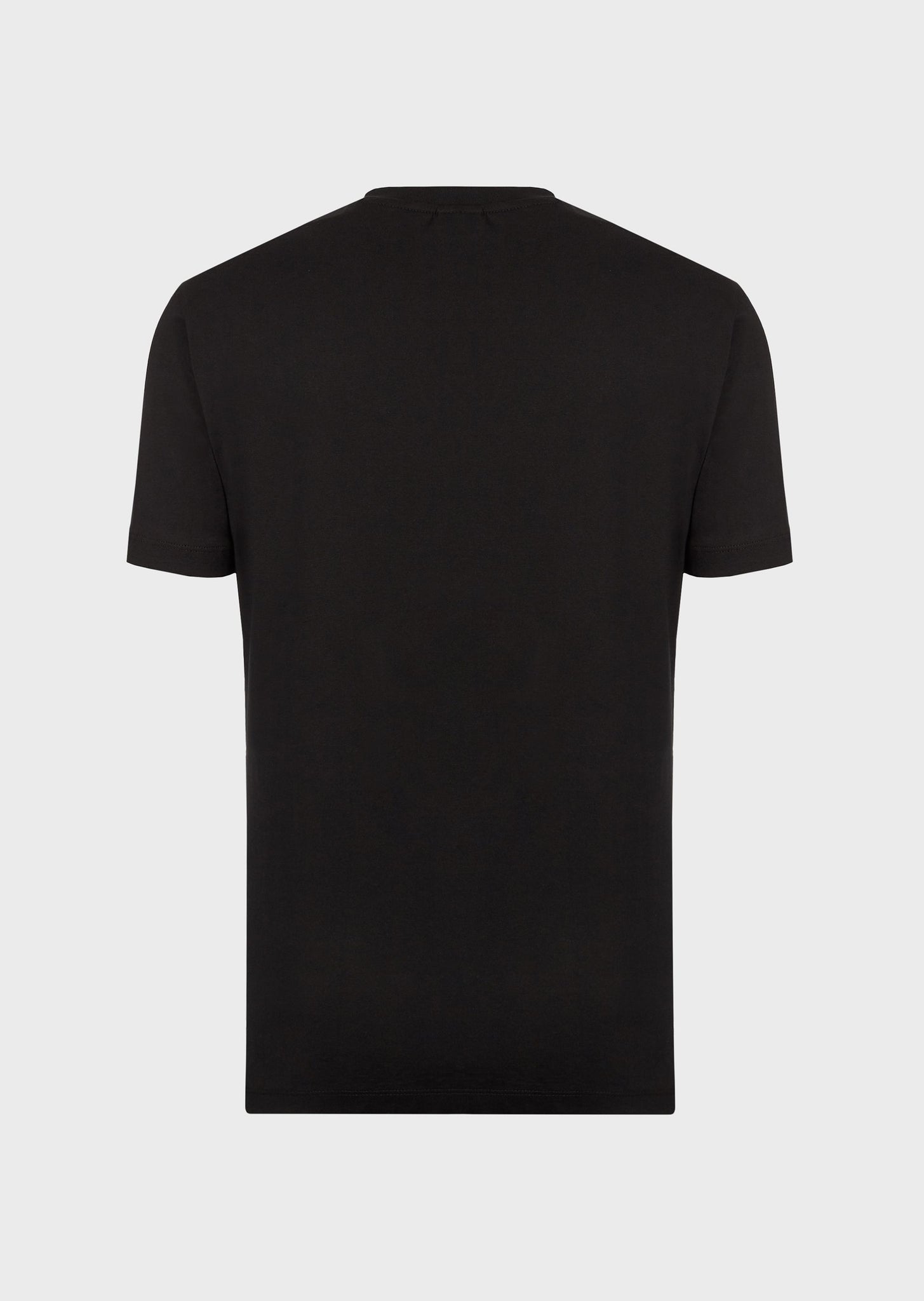 T-shirt in jersey di cotone con stampa logata / Nero - Ideal Moda
