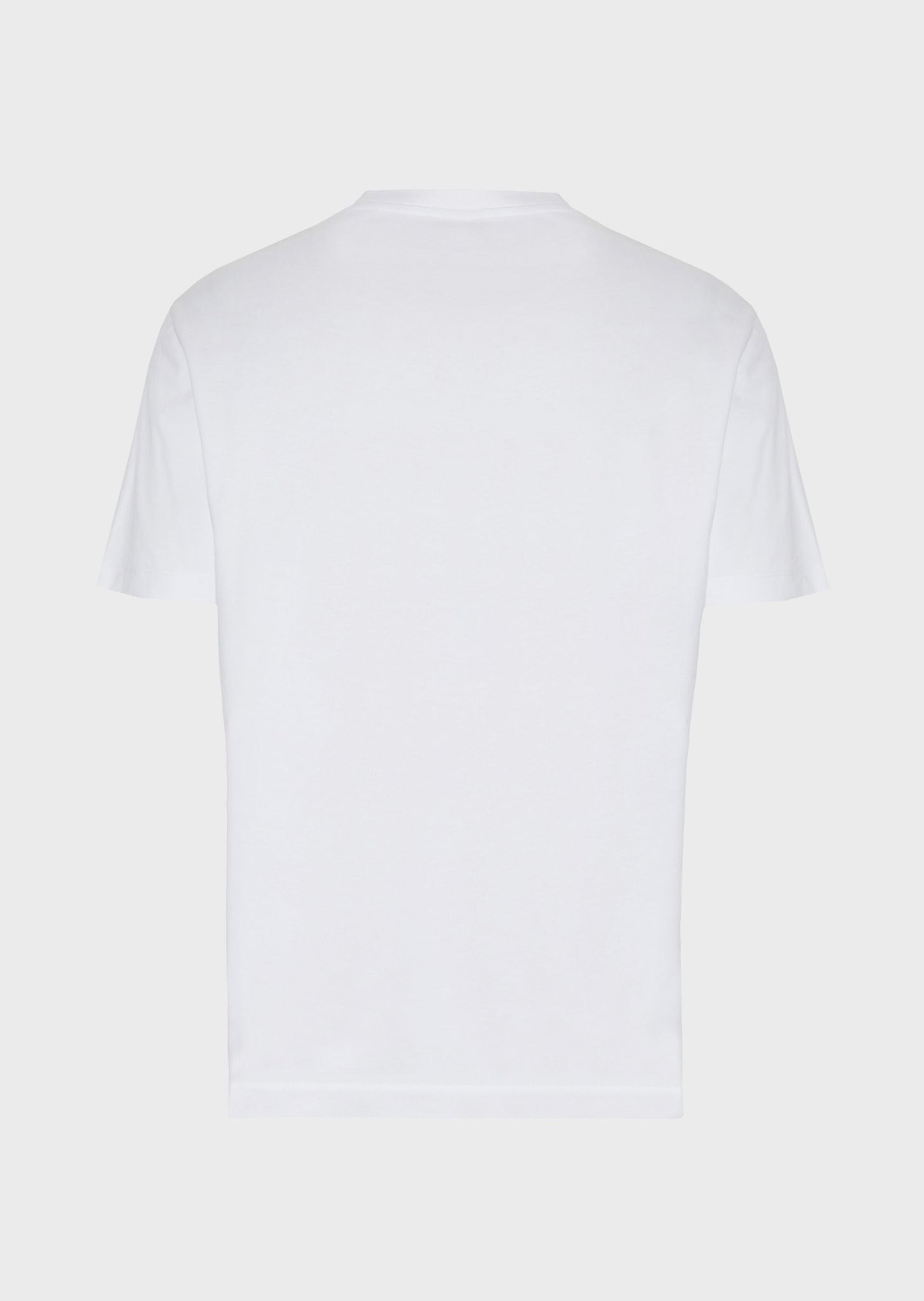 T-Shirt in jersey di cotone con maxi aquila / Bianco - Ideal Moda