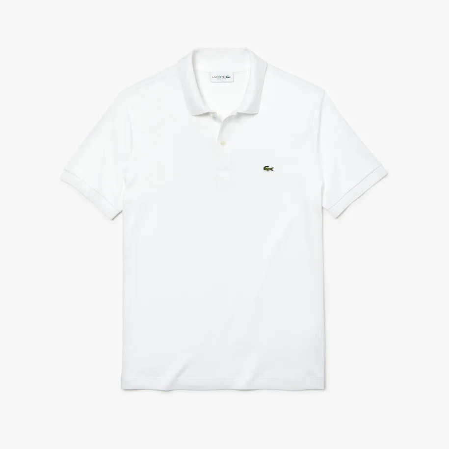 Polo Lacoste in cotone Pima / Bianco - Ideal Moda