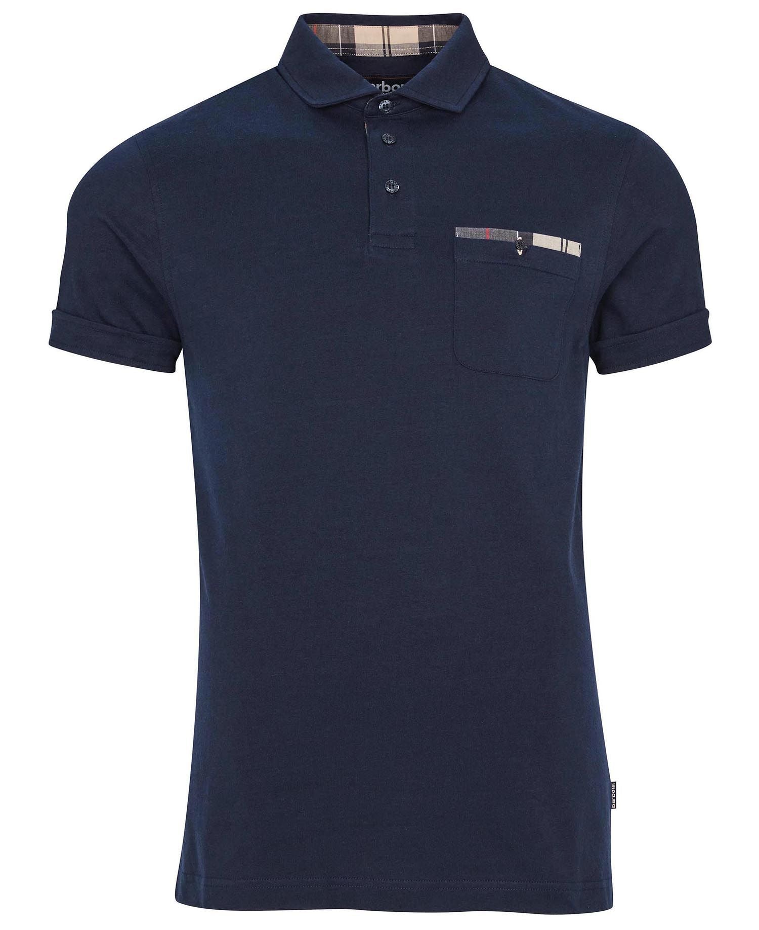 Polo in Jersey Barbour / Blu - Ideal Moda