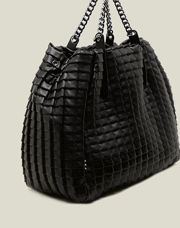 Borsa Jasmine Medium Manila Grace / Nero - Ideal Moda