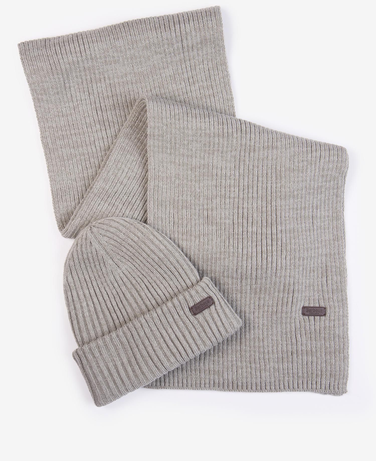 Set Sciarpa e Cappello Barbour / Grigio - Ideal Moda