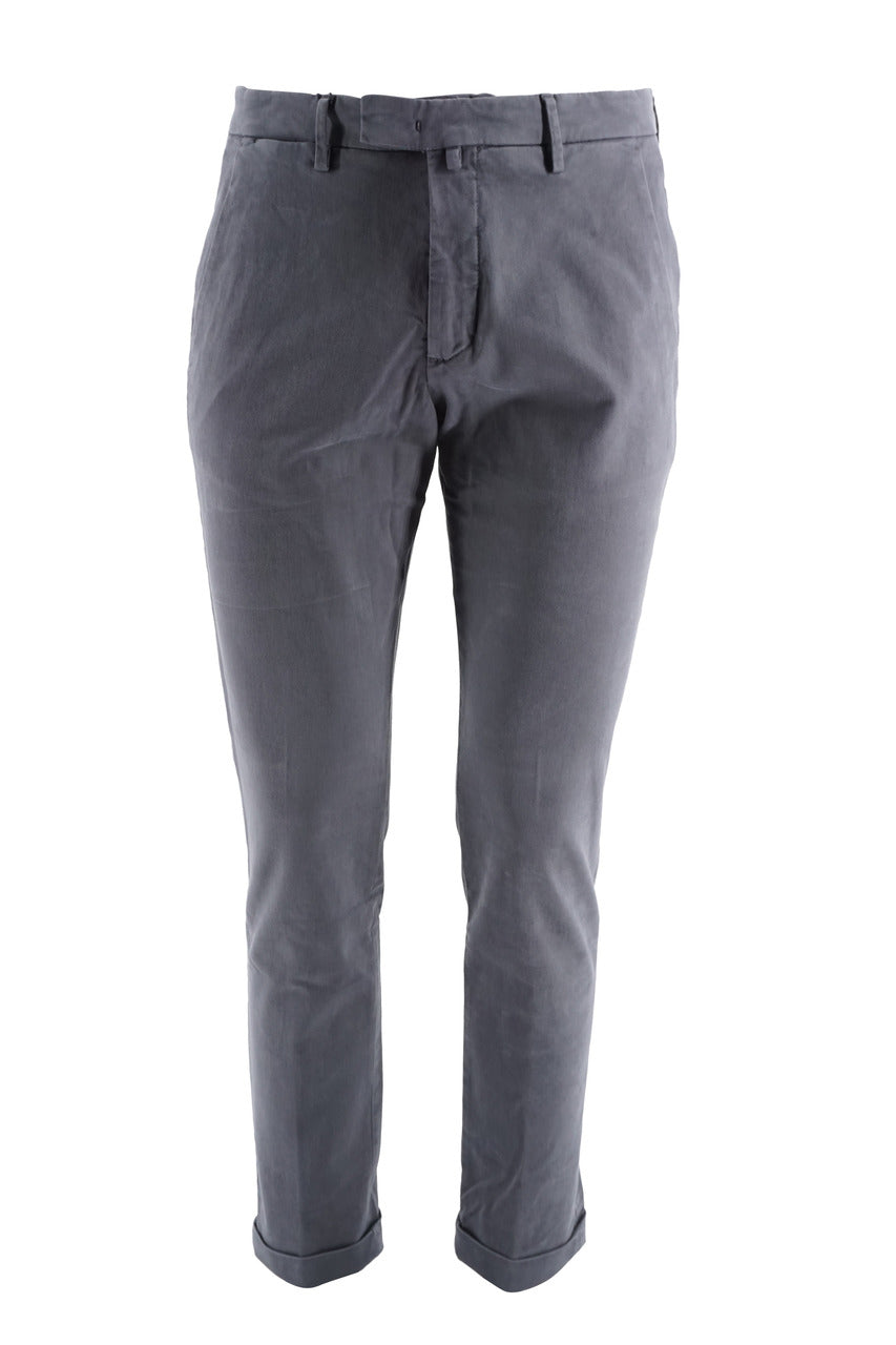Pantalone Briglia Slim Fit / Grigio - Ideal Moda
