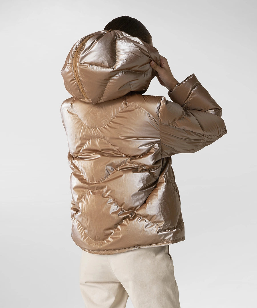 Giubbino con Cappuccio Peuterey / Beige - Ideal Moda