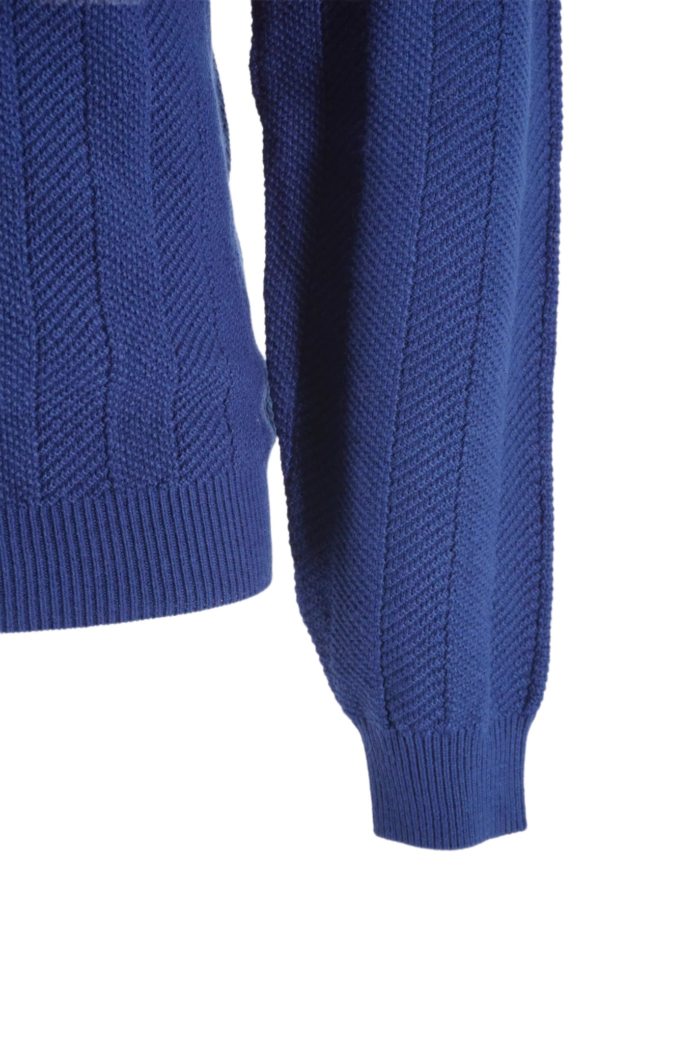 Maglia a Collo Alto con Logo Sun 68 / Blu - Ideal Moda