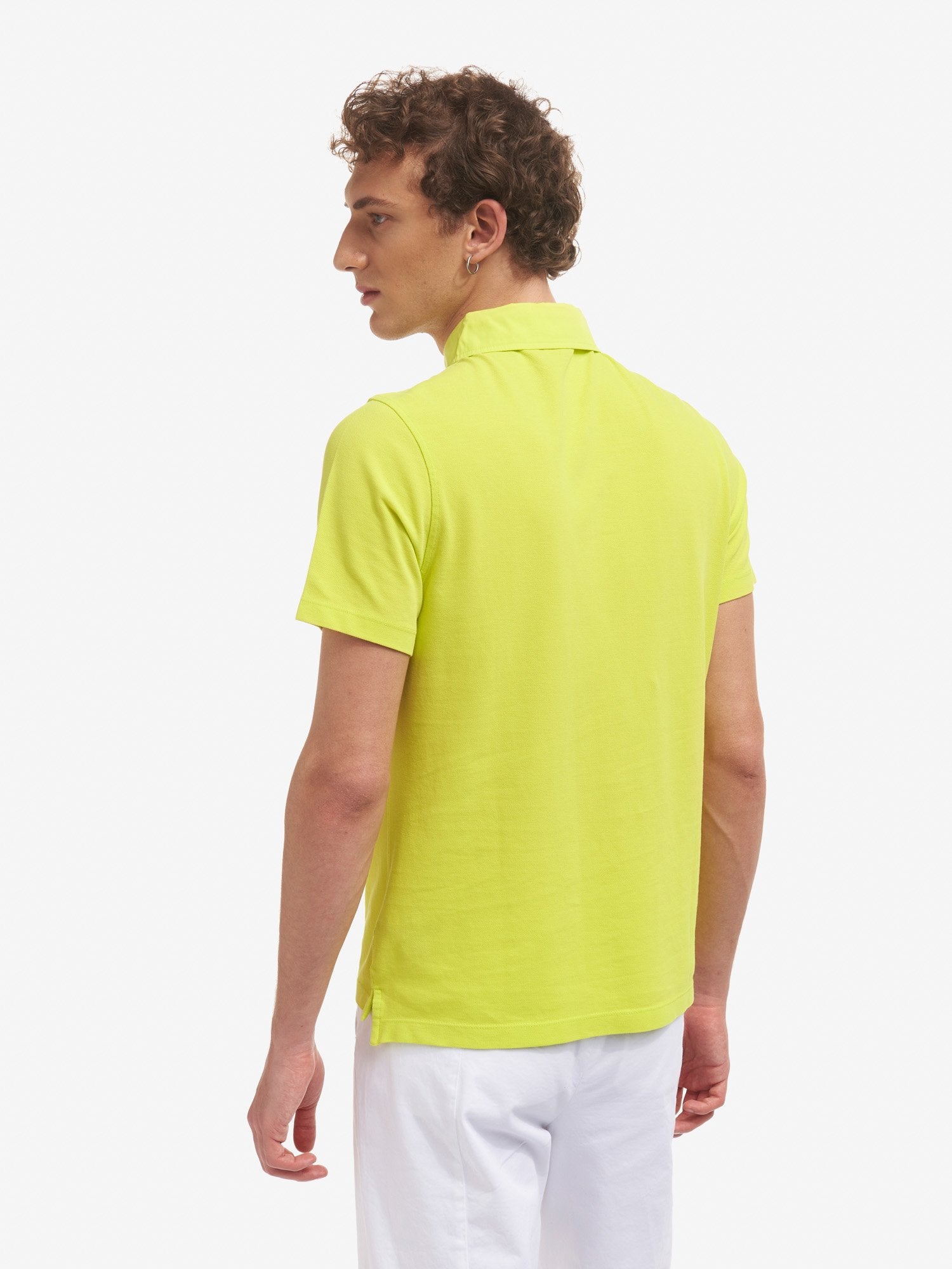 Polo Collo in Popeline / Giallo - Ideal Moda