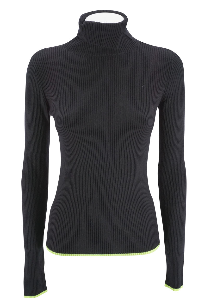 Maglia Twin-Set a collo alto / Nero - Ideal Moda