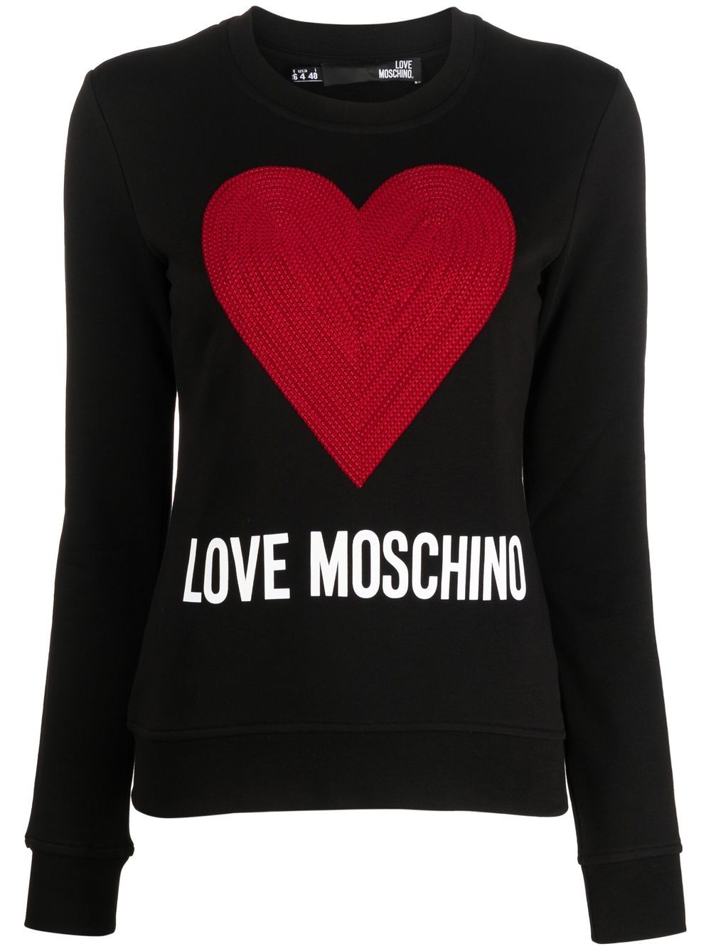 Felpa con Scritta Love Moschino / Nero - Ideal Moda