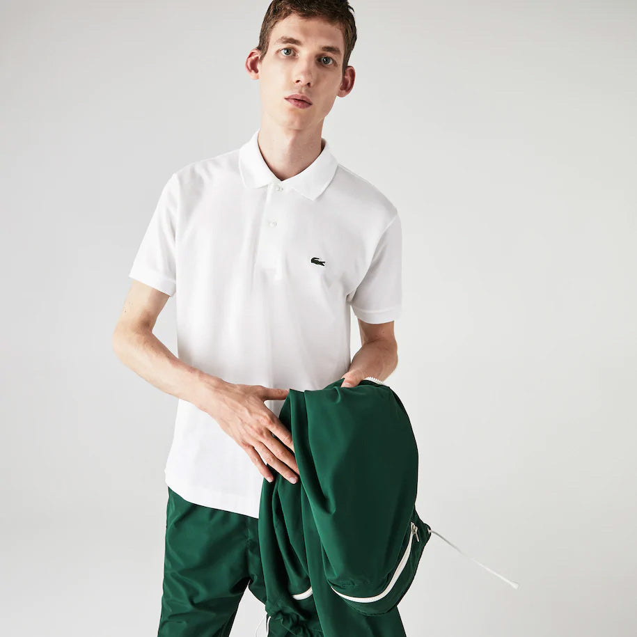 Polo Lacoste L.12.12 classic fit in petit piqué / Bianco - Ideal Moda