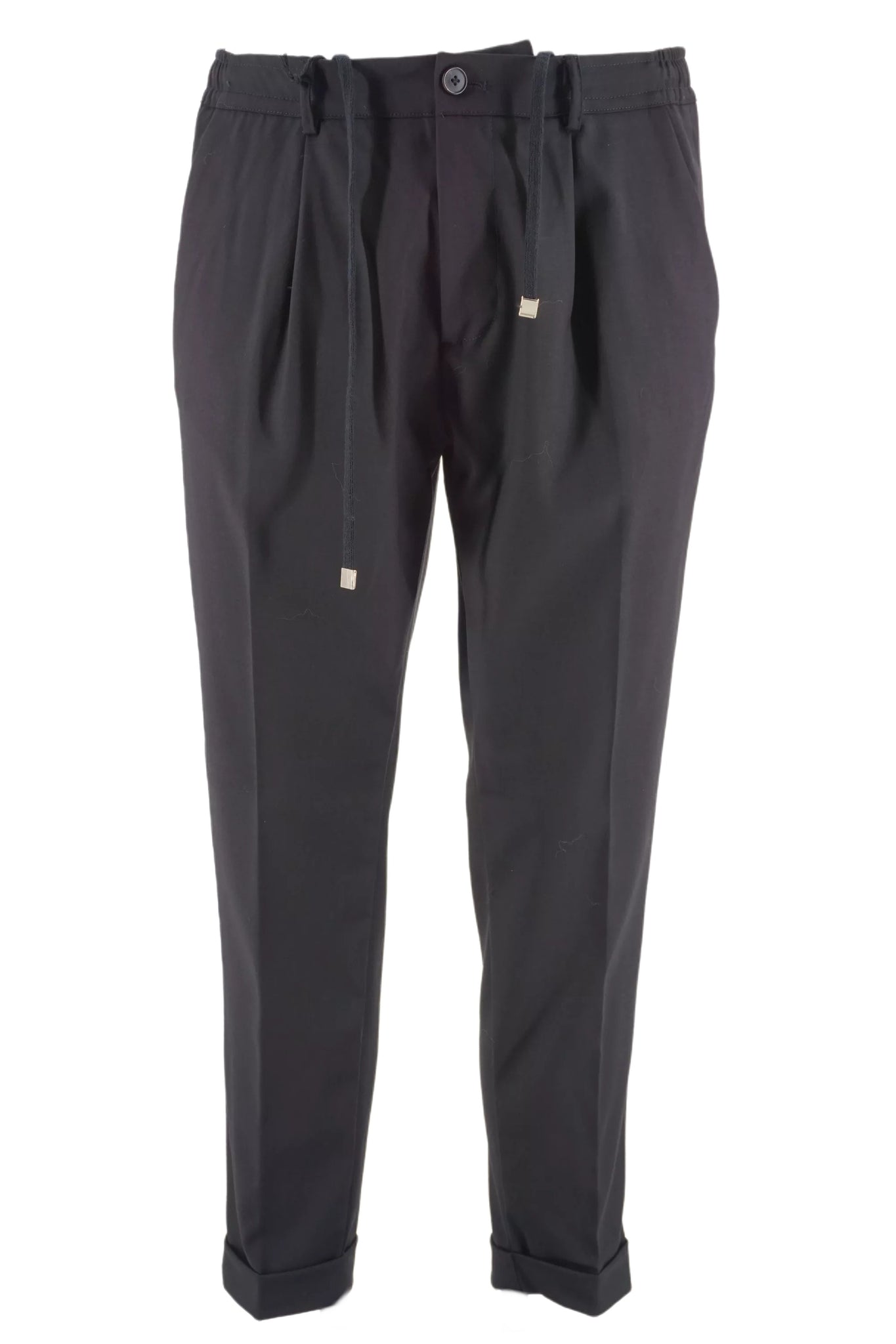 Pantalone con Coulisse in Vita By And / Nero - Ideal Moda