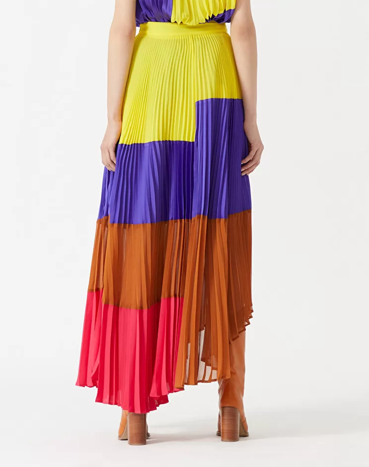 Gonna Manila Grace Plissettata / Multicolor - Ideal Moda