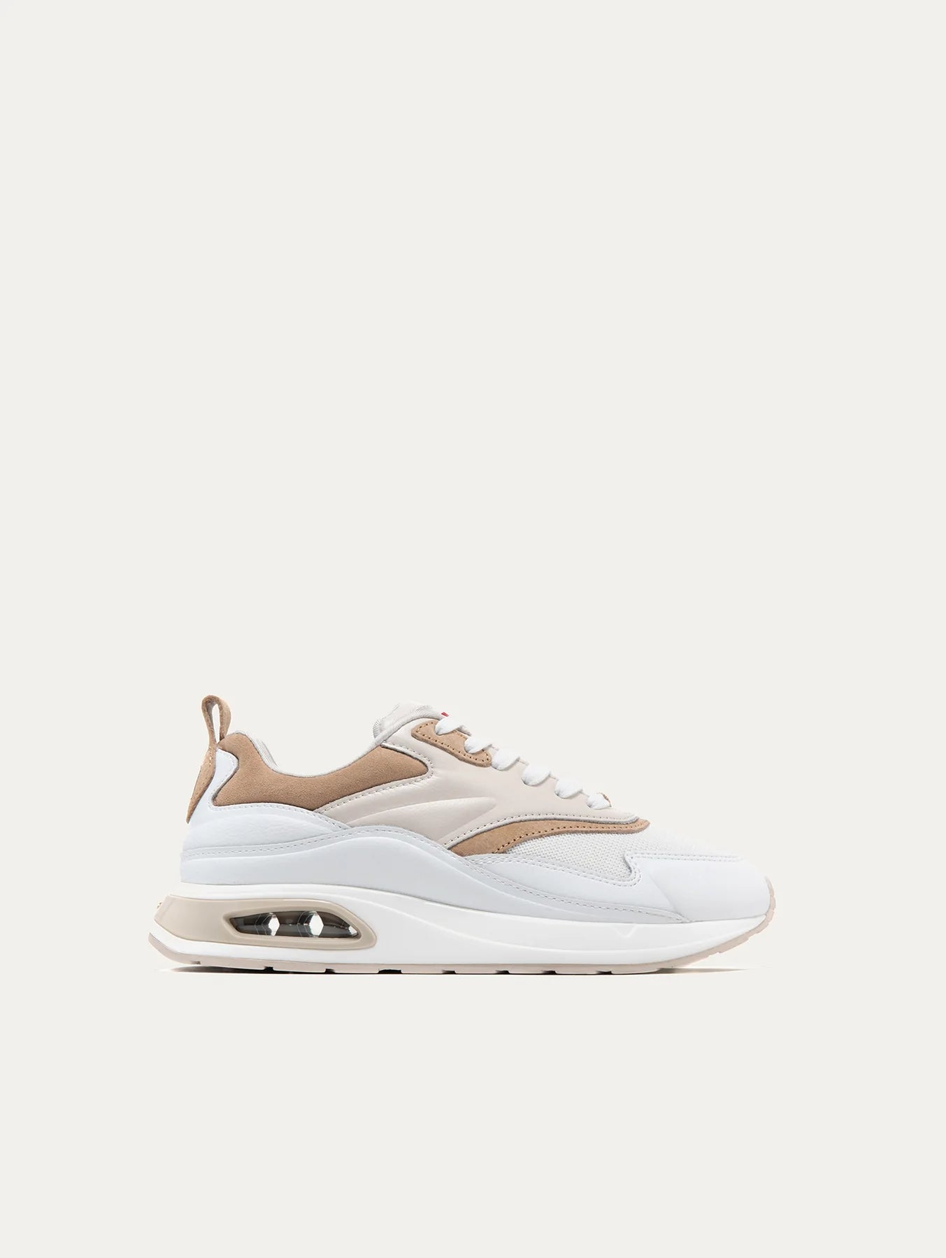 Sneaker in Pelle Hoff / Bianco - Ideal Moda