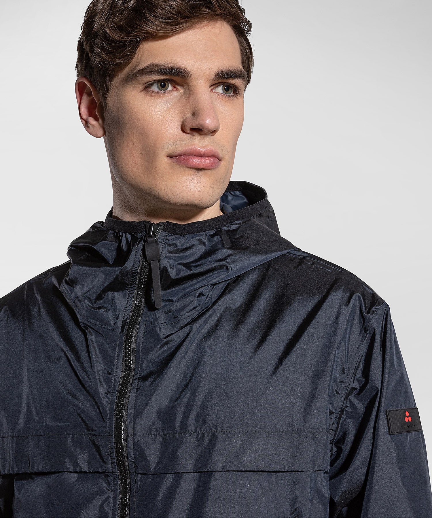 Bomber Liscio Ultraleggero e Idrorepellente / Blu - Ideal Moda