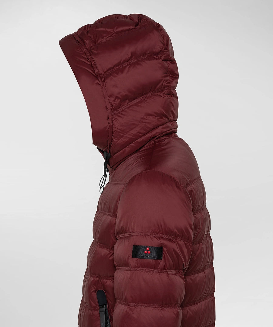 Piumino Trapuntato con Logo Peuterey / Bordeaux - Ideal Moda
