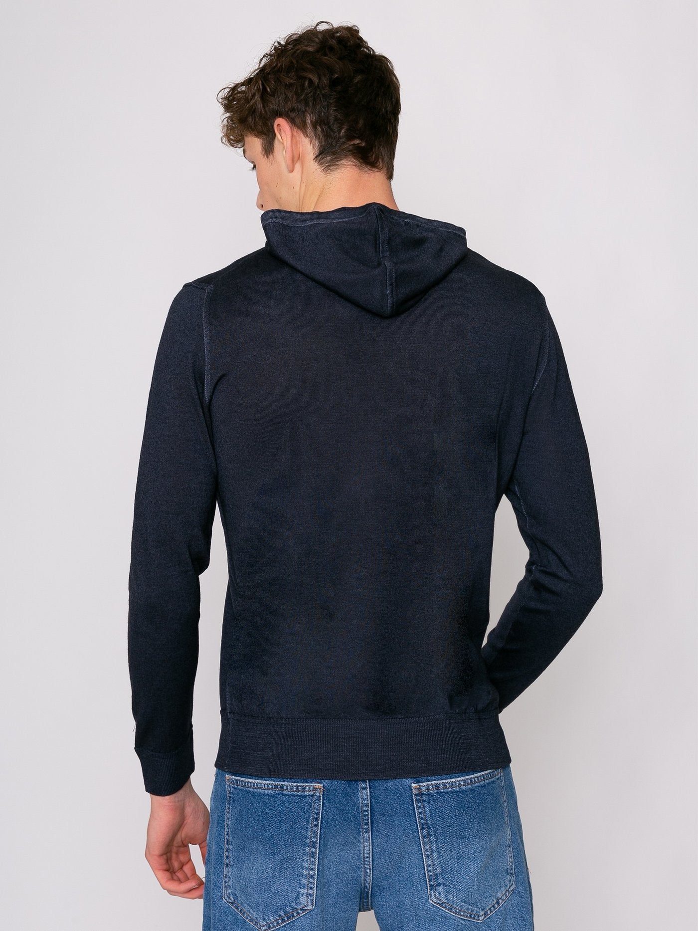 Felpa Mc2 Saint Barth in lana / Blu - Ideal Moda