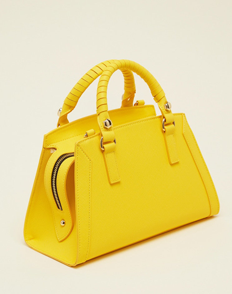 Borsa Mirama Medium con Logo Manila Grace / Giallo - Ideal Moda