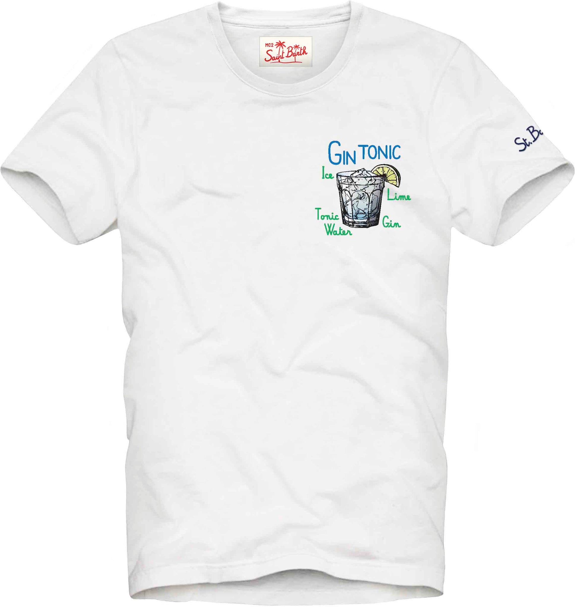 T-shirt con stampa / Bianco - Ideal Moda
