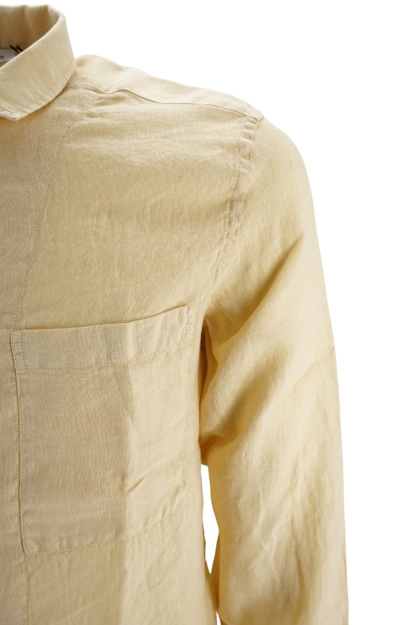 Camicia Paolo Pecora in Lino / Giallo - Ideal Moda