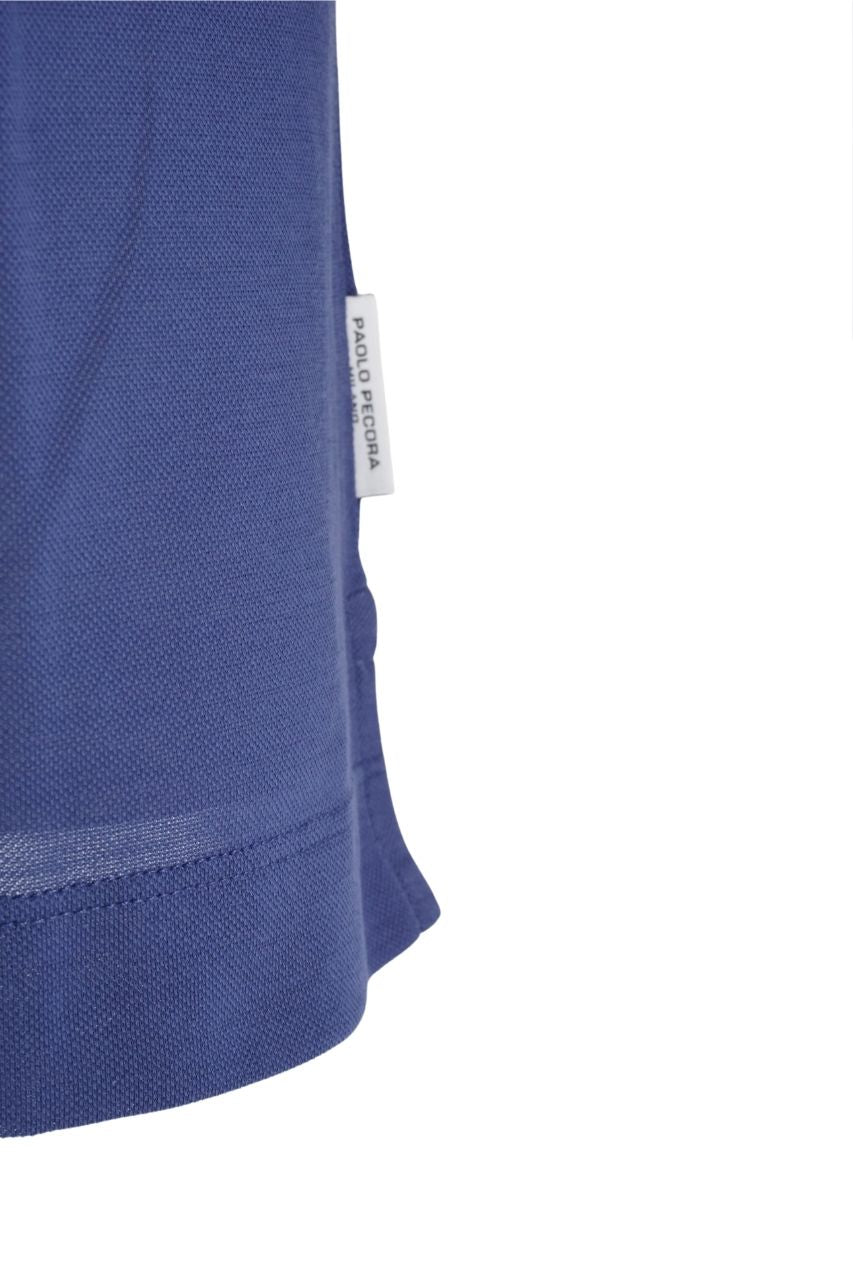 T-Shirt Paolo Pecora Girocollo / Blu - Ideal Moda