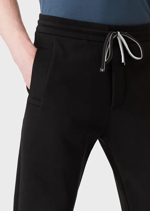 Pantalone con Coulisse Emporio Armani / Nero - Ideal Moda