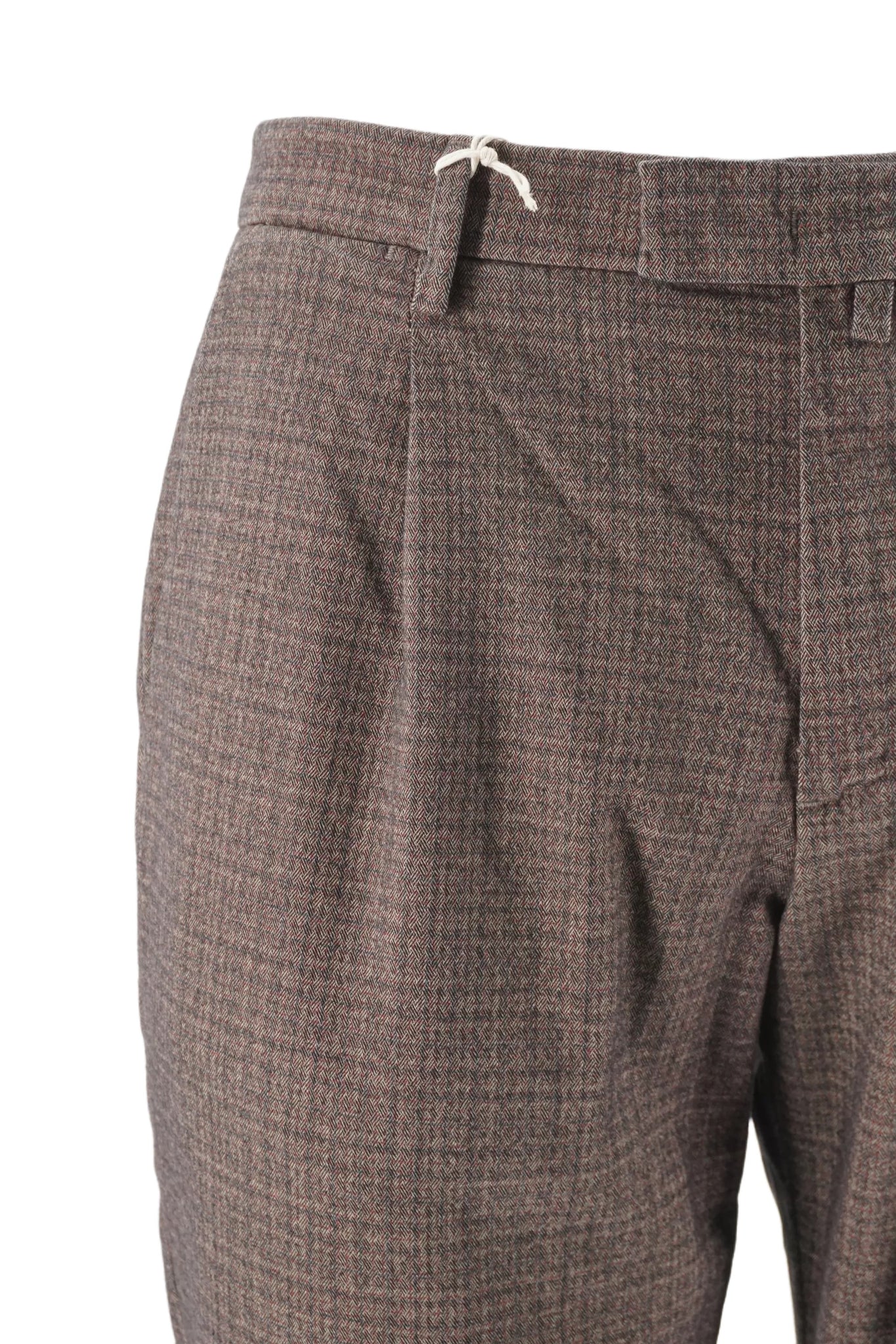 Pantalone con Fantasia Briglia / Beige - Ideal Moda