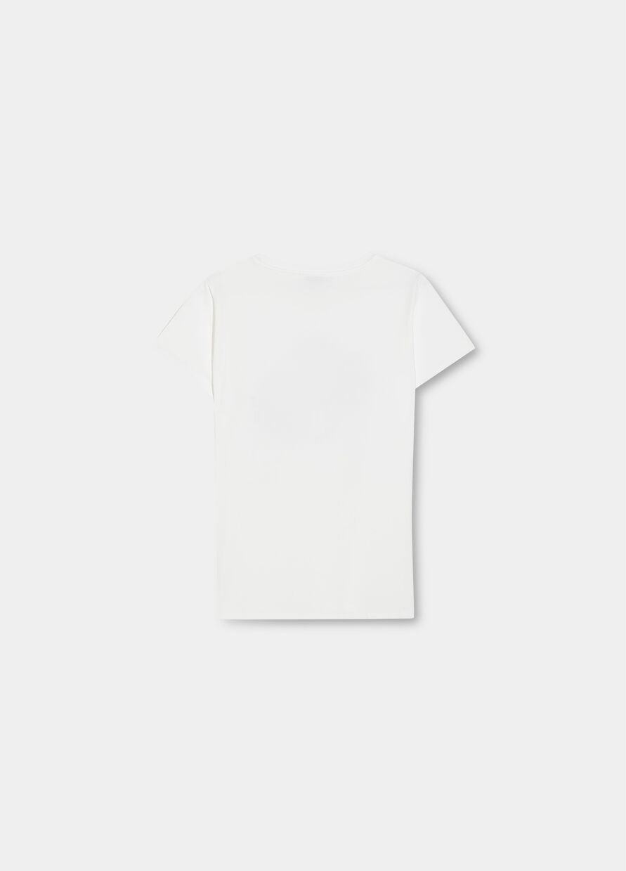T-shirt Liu Jo con stampa / Bianco - Ideal Moda
