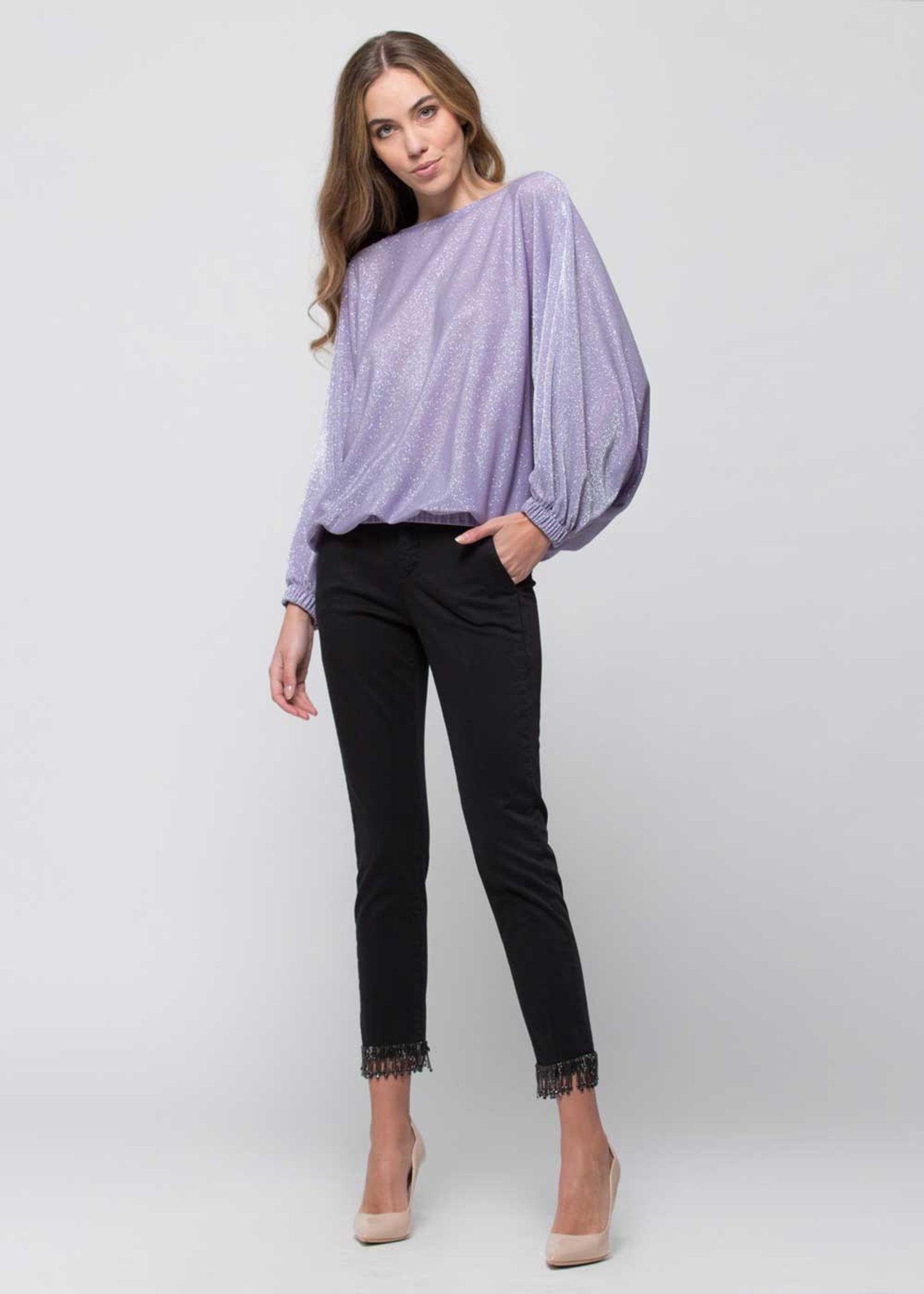 Pantalone Kocca Skinny / Nero - Ideal Moda