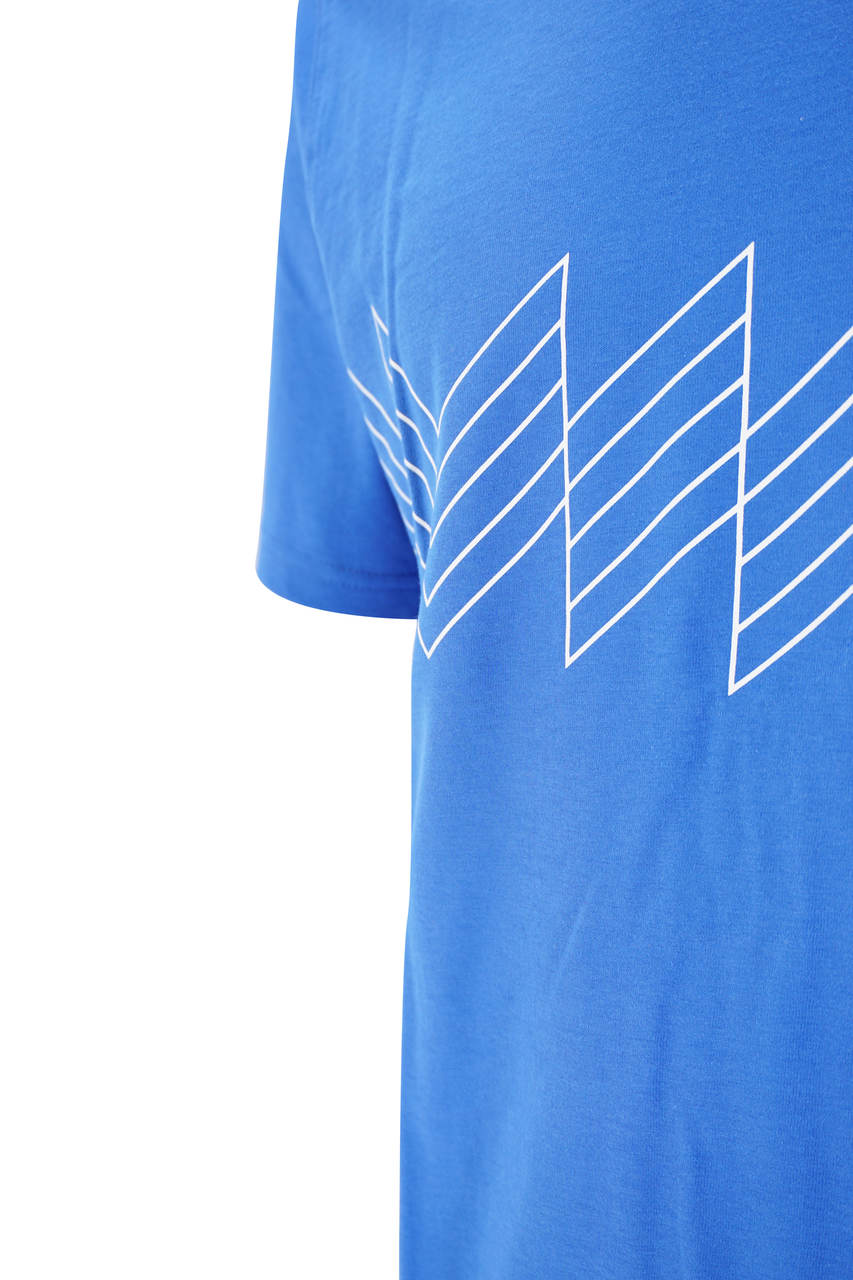 T-Shirt con Applicazione / Azzurro - Ideal Moda