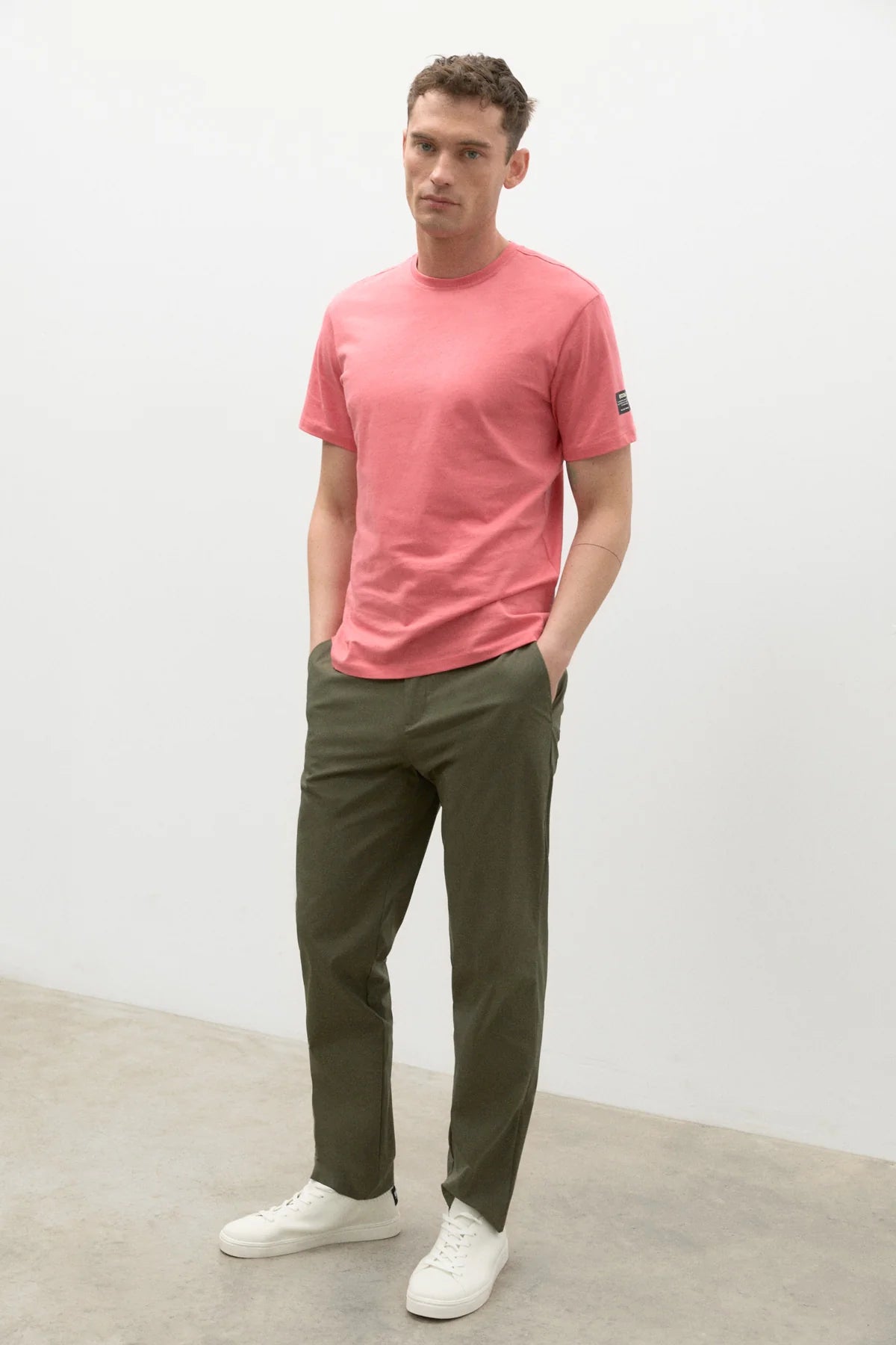 T-Shirt con Logo Ecoalf / Rosa - Ideal Moda