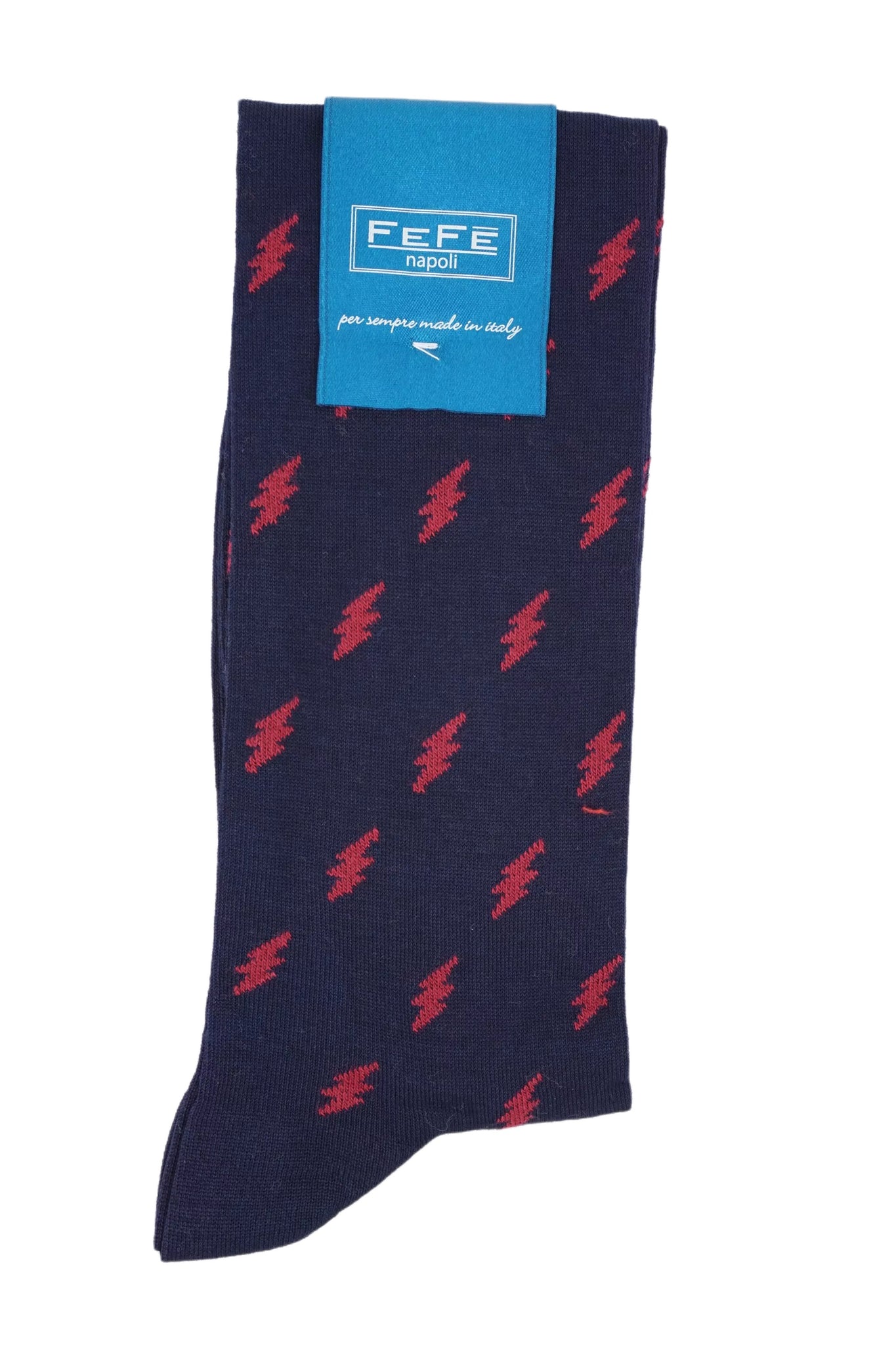 Calza con Fantasia Fefè / Blu - Ideal Moda