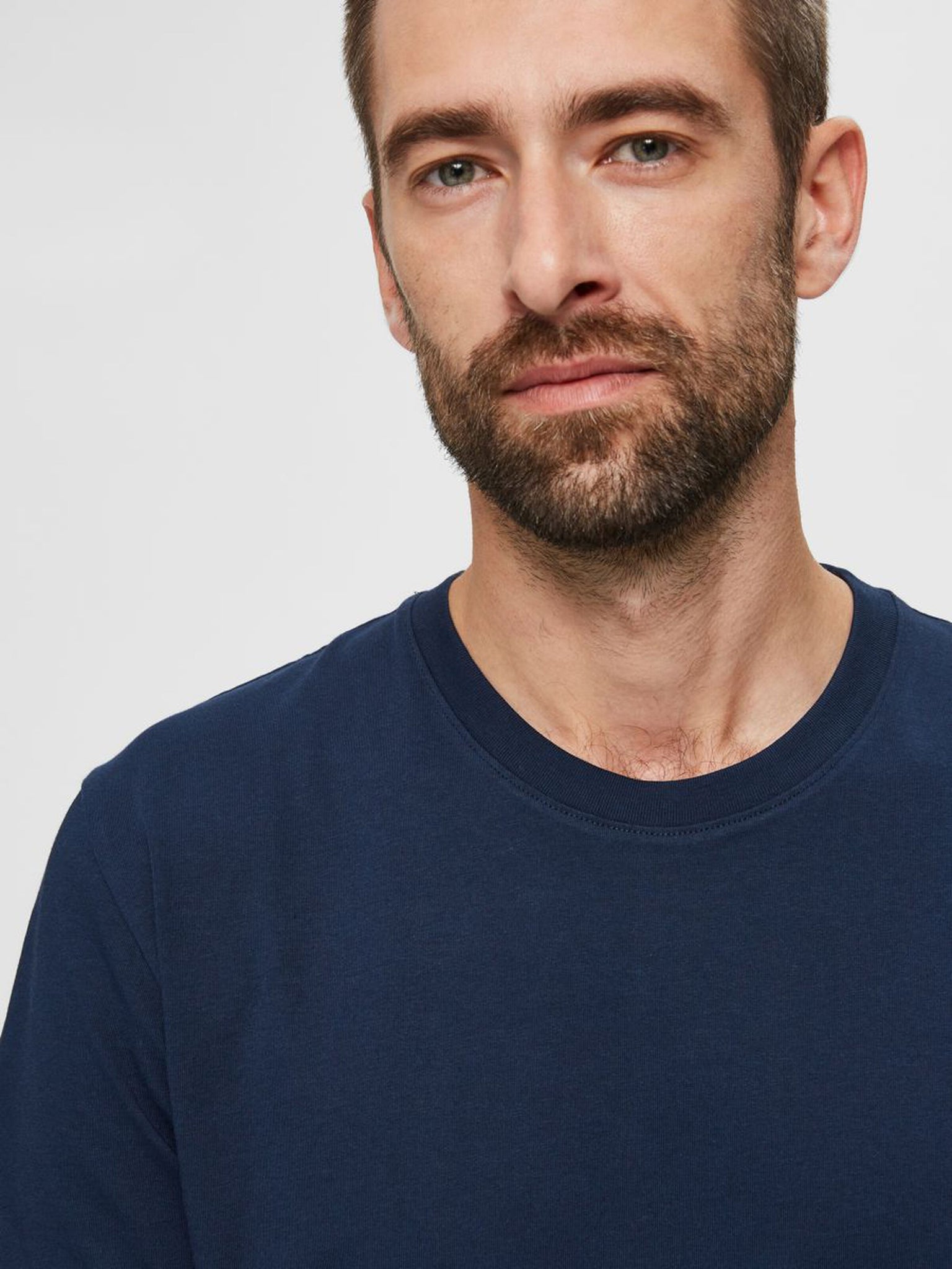 Maglia a Girocollo / Blu - Ideal Moda