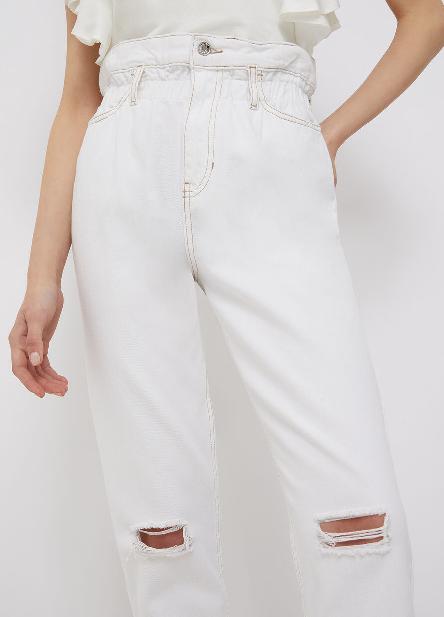 Jeans Liu Jo Boyfriend / Bianco - Ideal Moda
