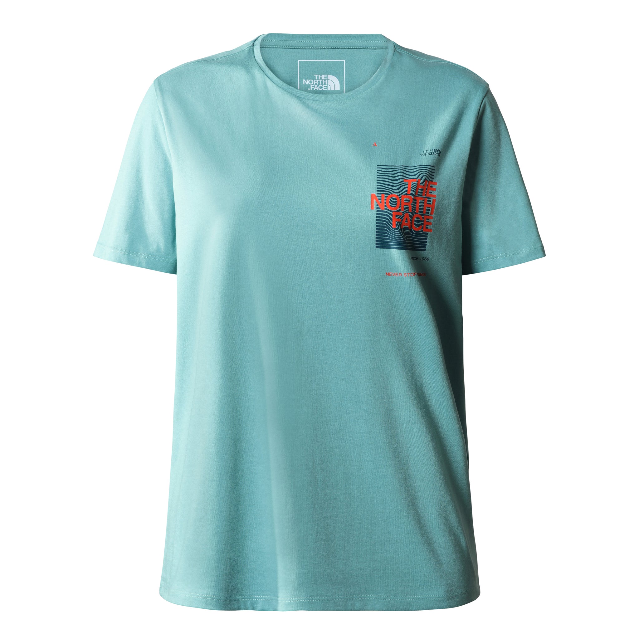 T-Shirt da Donna con Logo The North Face / Verde - Ideal Moda