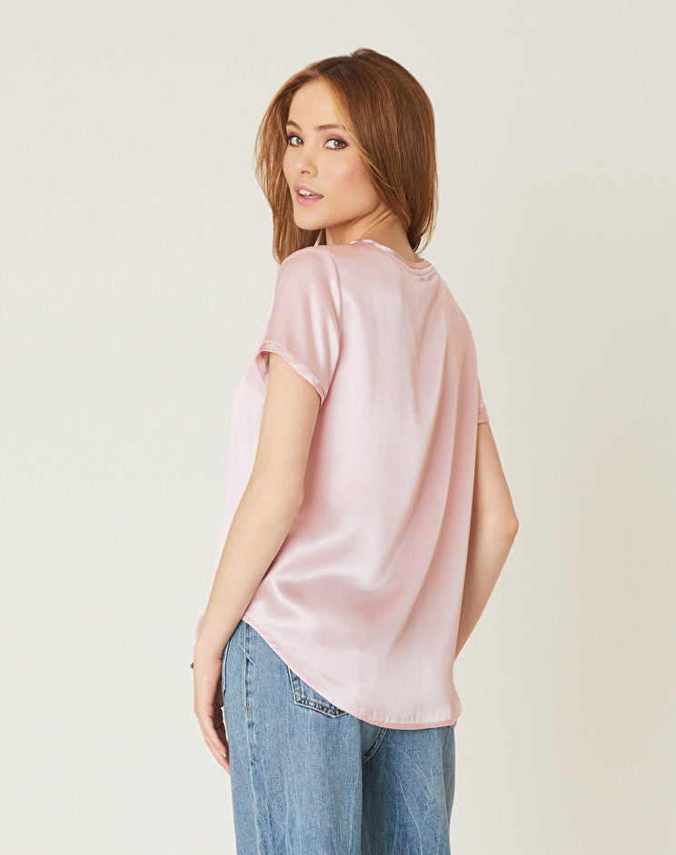 Blusa in Seta Manila Grace / Rosa - Ideal Moda