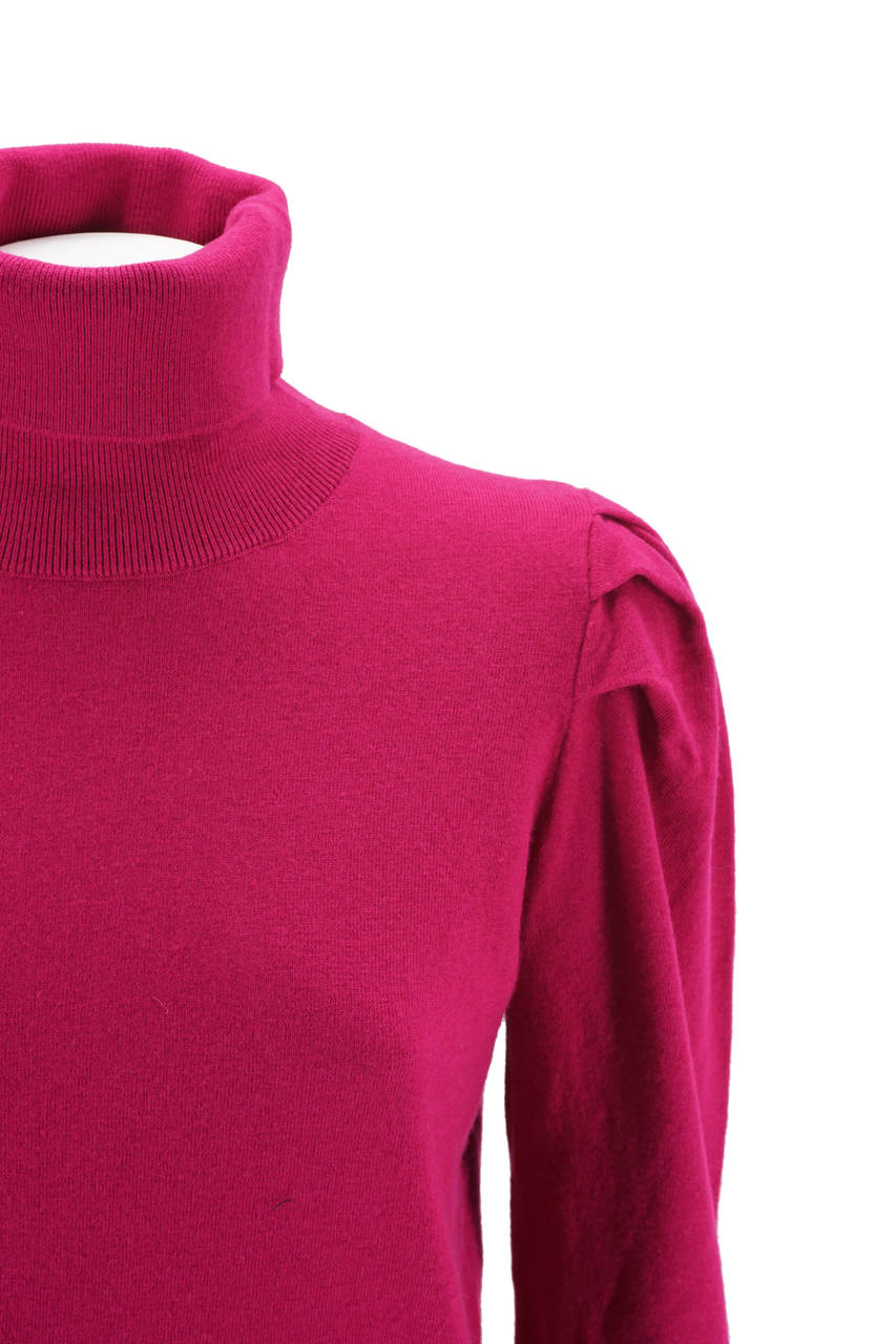 Maglia Kocca a Collo Alto / Rosa - Ideal Moda