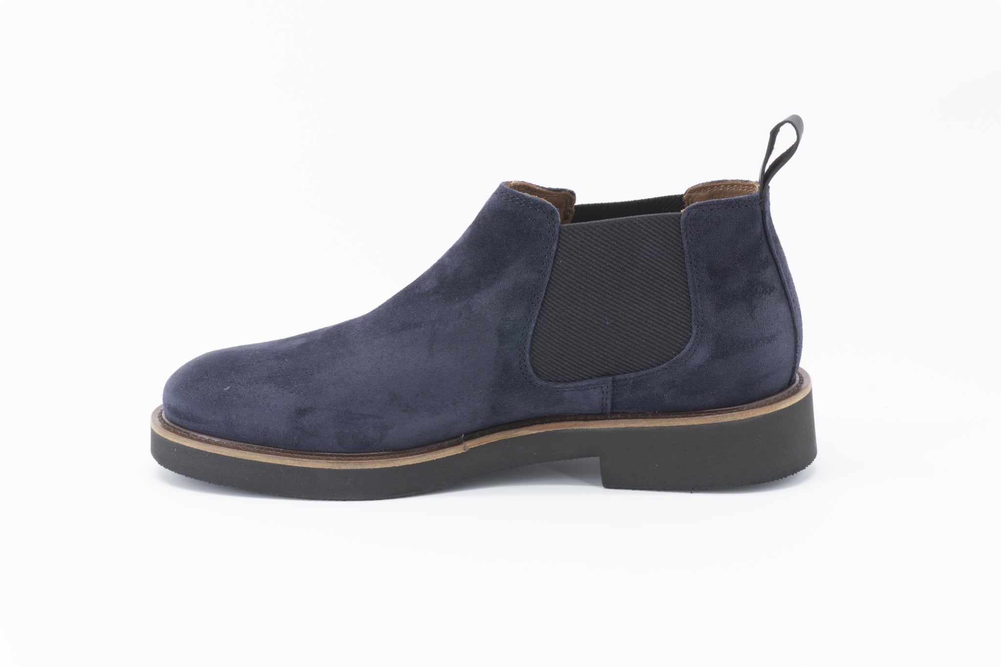 Beatles scamosciato con suola leggera / Blu - Ideal Moda