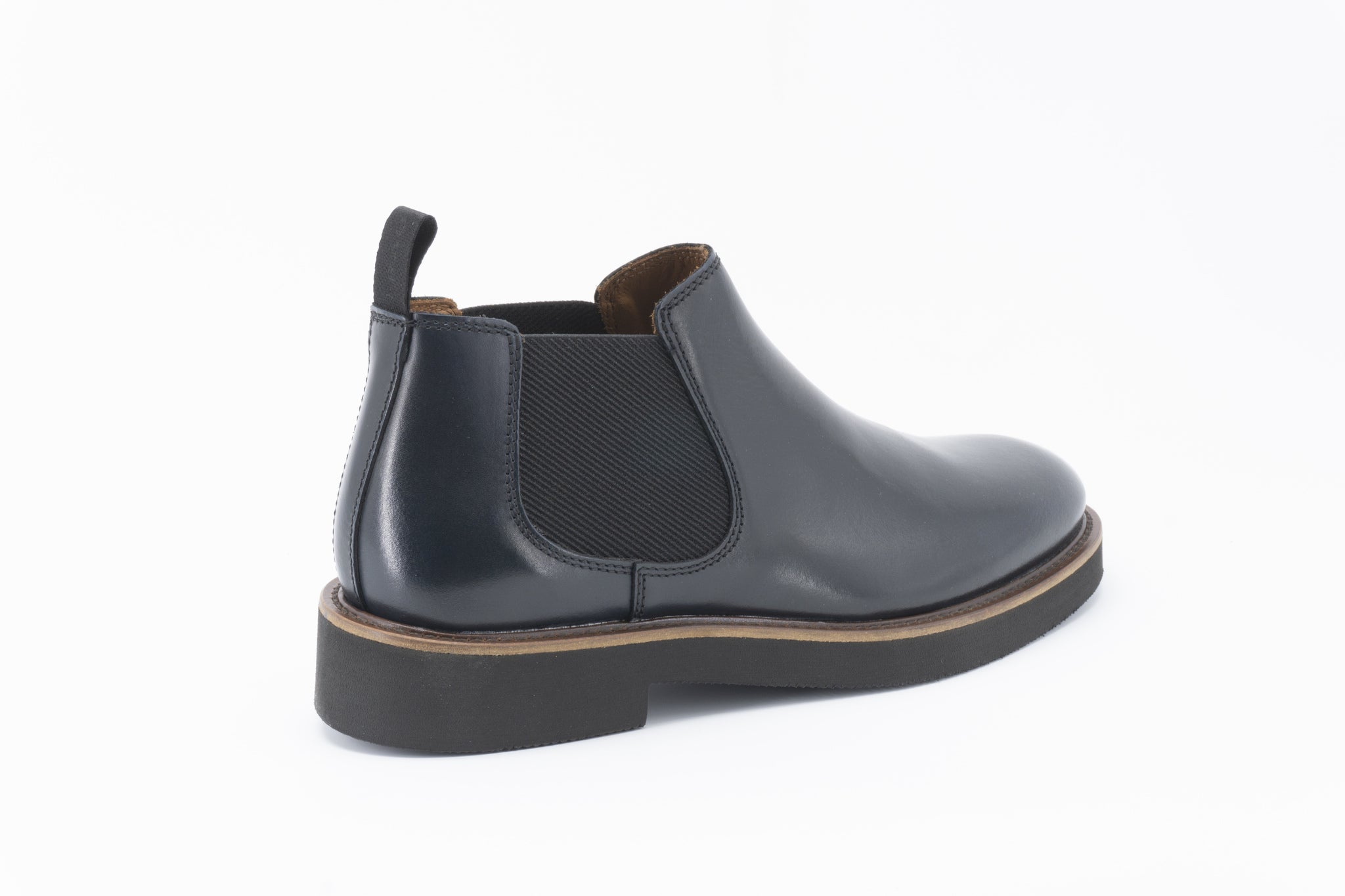 Beatles in pelle con suola leggera / Blu - Ideal Moda
