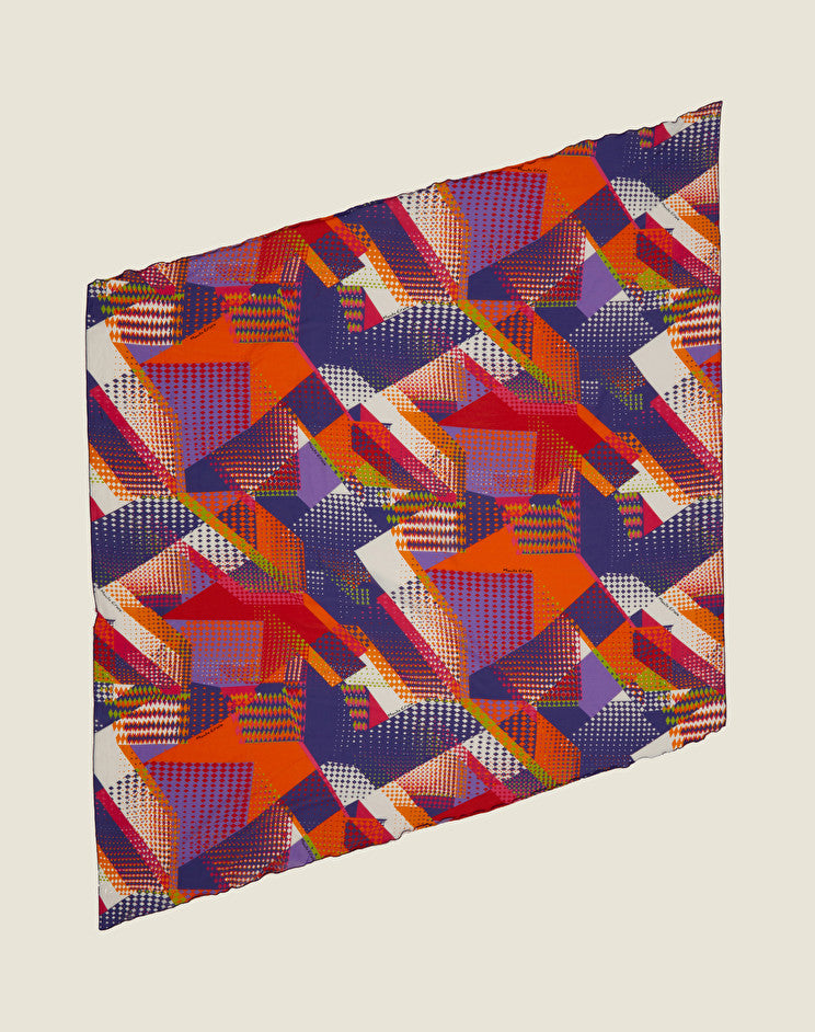 Foulard in Seta e Cotone Manila Grace / Viola - Ideal Moda