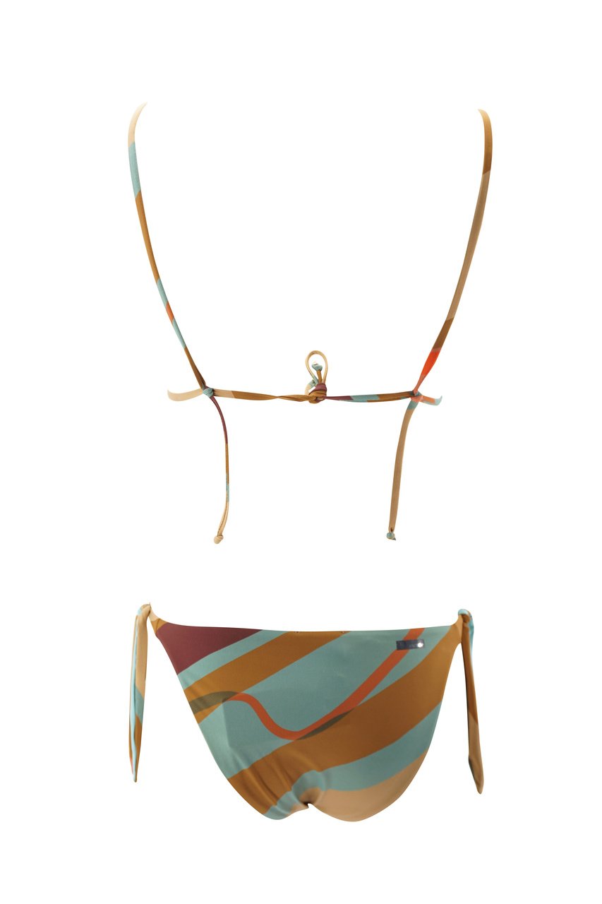 Bikini Triangolo Reversibile / Beige - Ideal Moda
