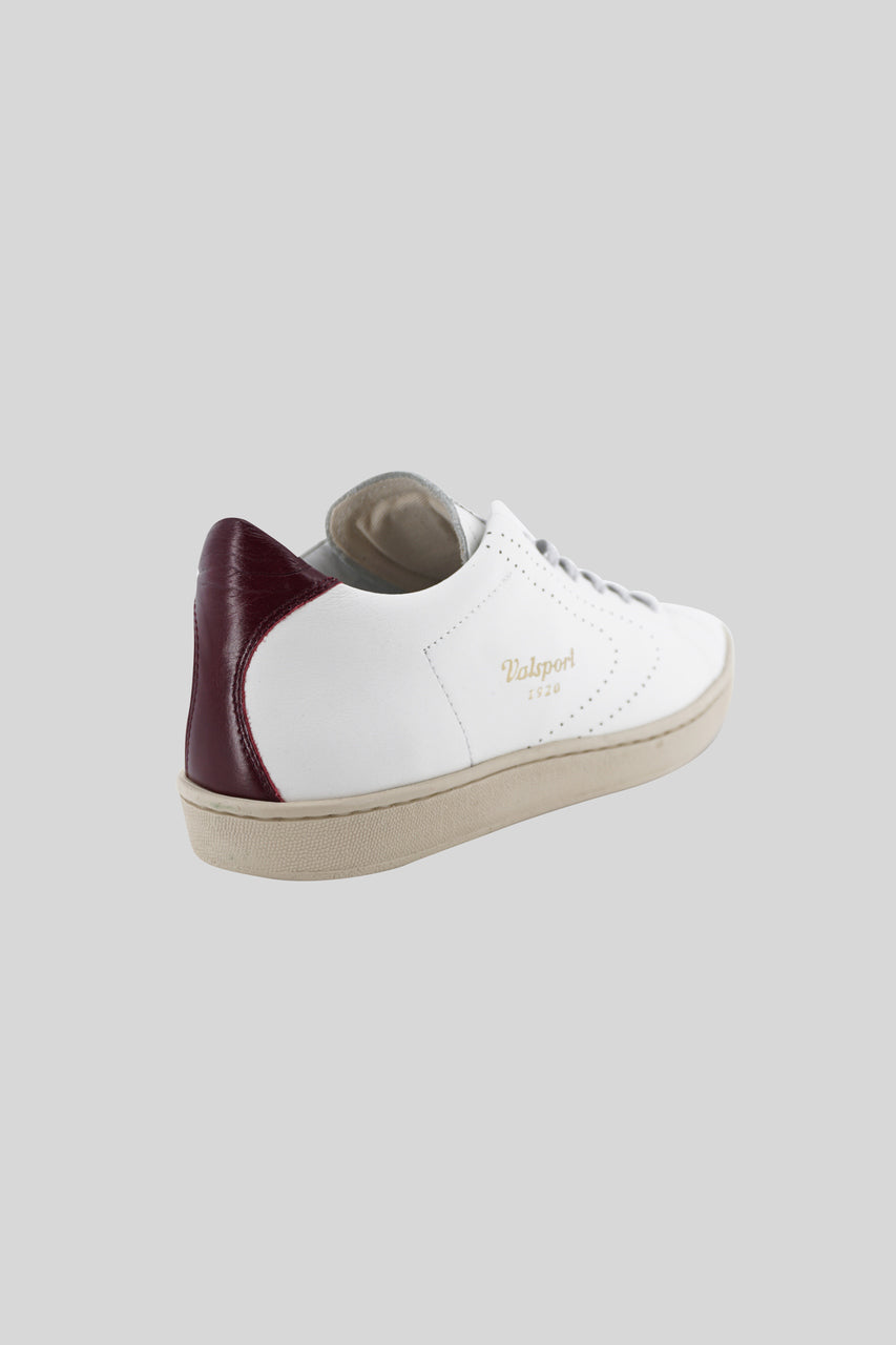 Tournament Nappa Logo Forato / Bianco - Ideal Moda