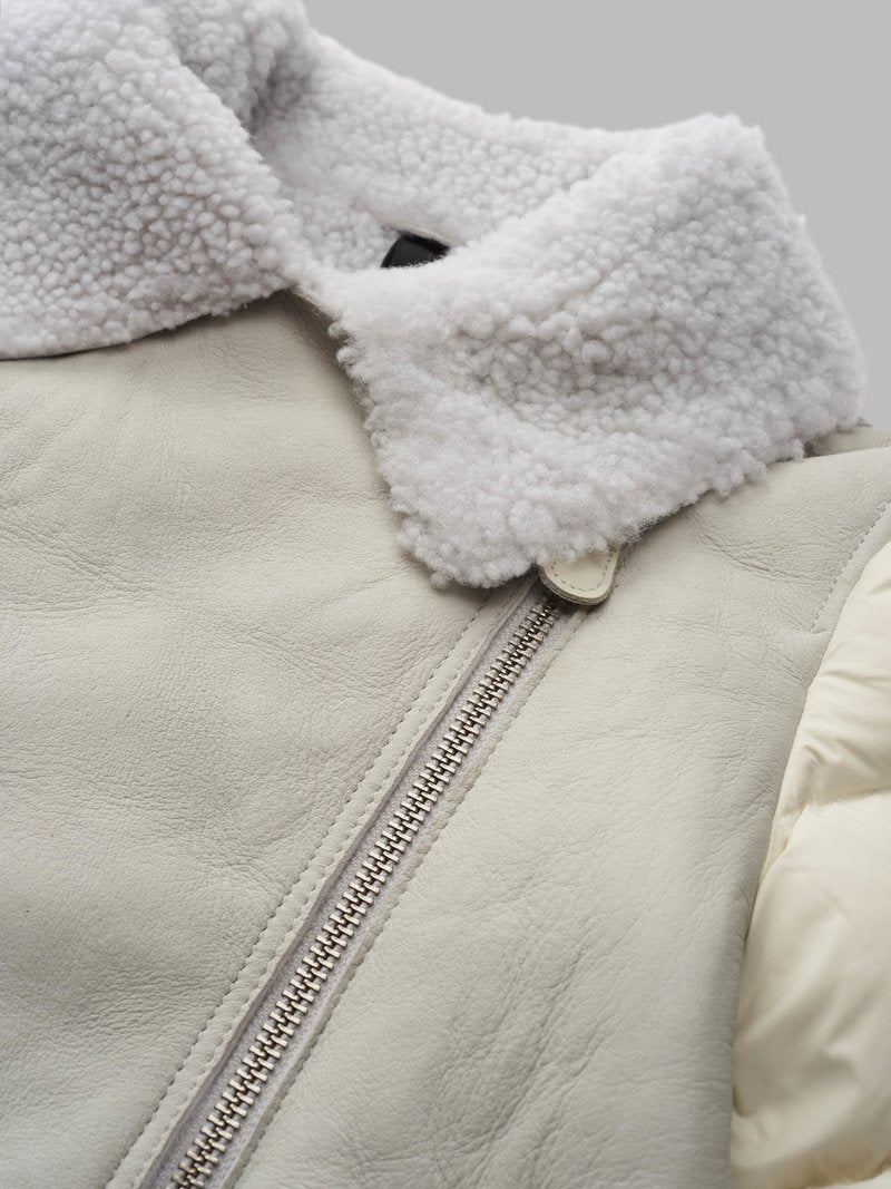 Giubbino in Montone Blauer / Bianco - Ideal Moda