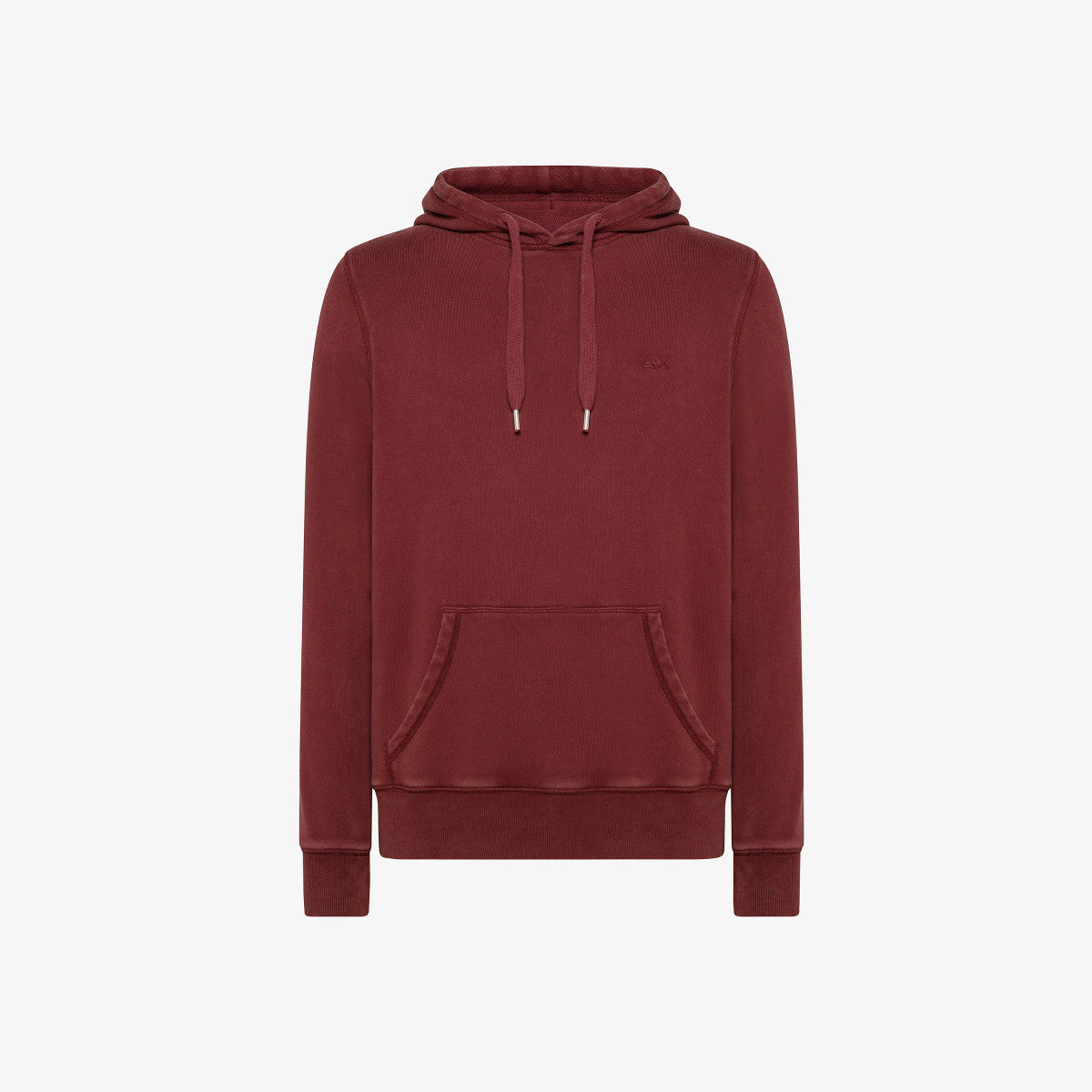 Felpa Sun 68 con Cappuccio / Bordeaux - Ideal Moda