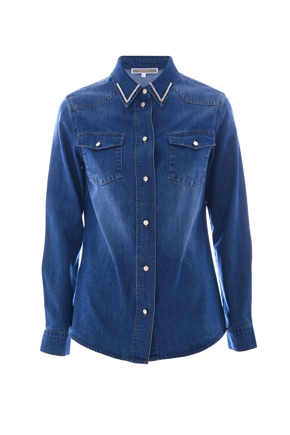 Camicia in Denim Kocca / Jeans - Ideal Moda