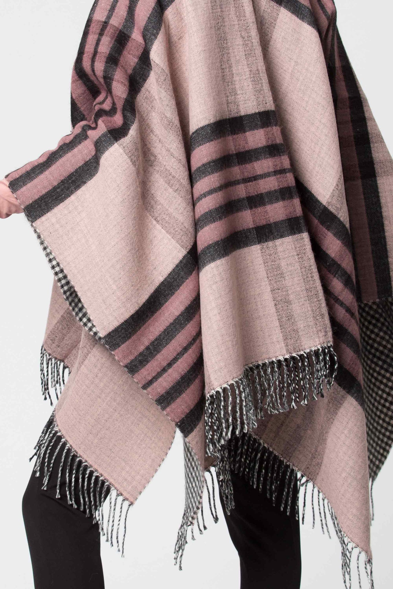 Sciarpa con Fantasia Kocca / Rosa - Ideal Moda