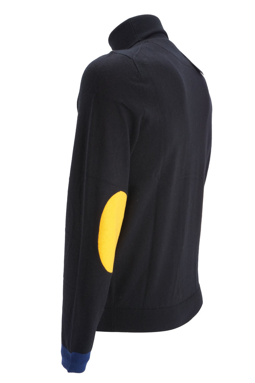 Maglia Sun 68 a Collo Alto / Nero - Ideal Moda