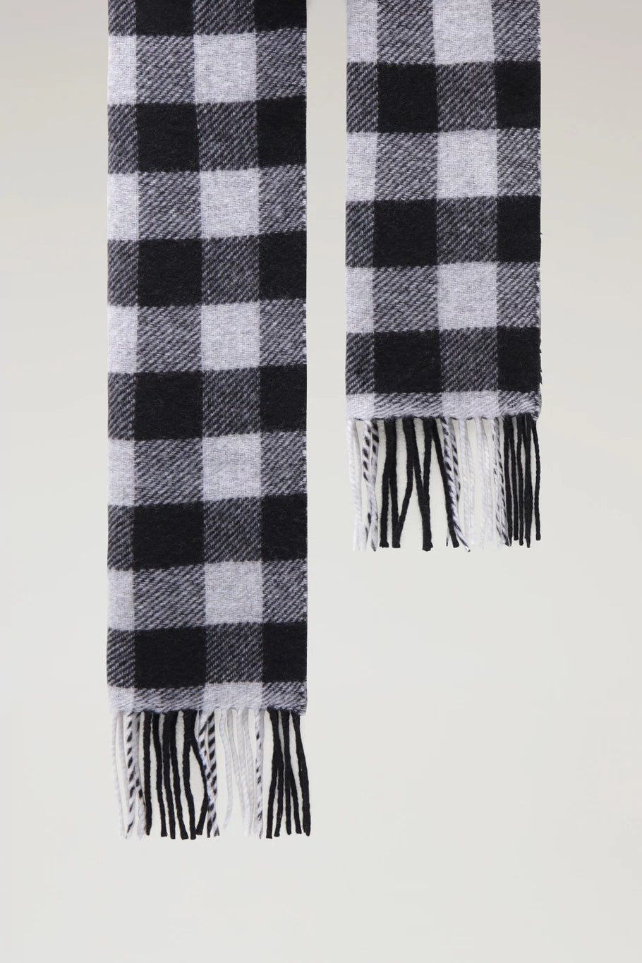 Sciarpa a Fantasia Woolrich / Nero - Ideal Moda